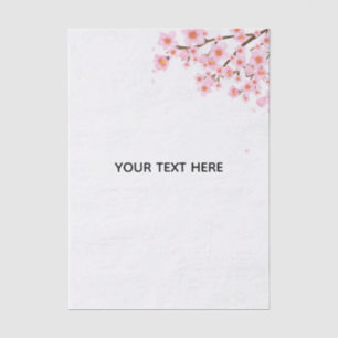 Erstellen Sie Ihre eigene farbenfrohe Blumenborder Seidenpapier