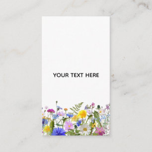 Erstellen Sie Ihre eigene farbenfrohe Flora Begleitkarte