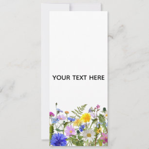 Erstellen Sie Ihre eigene farbenfrohe Flora  Einladung