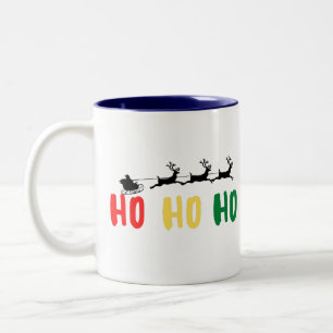Erstellen Sie Ihre eigene farbenfrohe Weihnachtsfe Zweifarbige Tasse