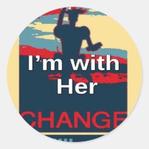 Erstellen Sie Ihre eigene farbige Veränderung, die Runder Aufkleber