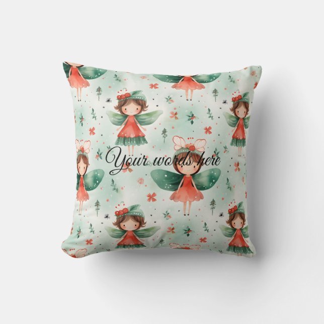 Erstellen Sie Ihre eigene Ferienfamilie Kissen (Vorderseite)