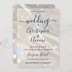 Erstellen Sie Ihre eigene fesselnde Elfenbeinweiße Einladung