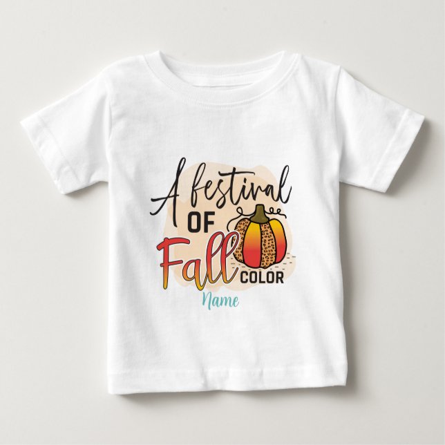 Erstellen Sie Ihre eigene Festivalfarben für den H Baby T-shirt (Vorderseite)