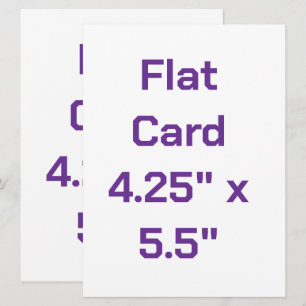Erstellen Sie Ihre eigene flache Karte 10,8 cm x 1