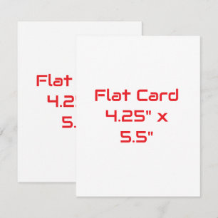 Erstellen Sie Ihre eigene flache Karte 10,8 cm x 1