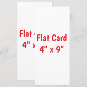 Erstellen Sie Ihre eigene flache Karte 10 cm x 23