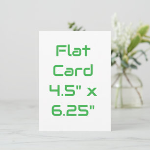 Erstellen Sie Ihre eigene flache Karte 11,4 cm x 1