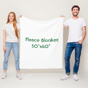 Erstellen Sie Ihre eigene Fleece-Decke 127x152cm Fleecedecke