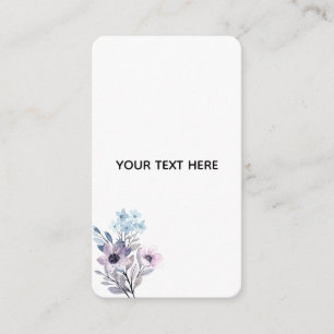Erstellen Sie Ihre eigene Floral  Begleitkarte