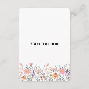 Erstellen Sie Ihre eigene Floral  Begleitkarte
