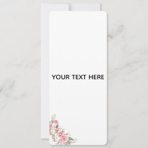 Erstellen Sie Ihre eigene Floral  Einladung