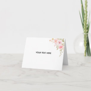 Erstellen Sie Ihre eigene Floral  Karte