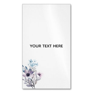 Erstellen Sie Ihre eigene Floral Magnetische Visitenkarte