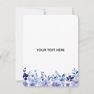 Erstellen Sie Ihre eigene Floral Mitteilungskarte