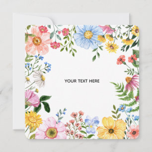 Erstellen Sie Ihre eigene florale Einladung
