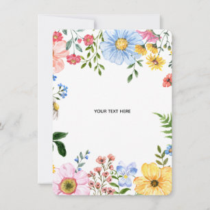 Erstellen Sie Ihre eigene florale Einladung