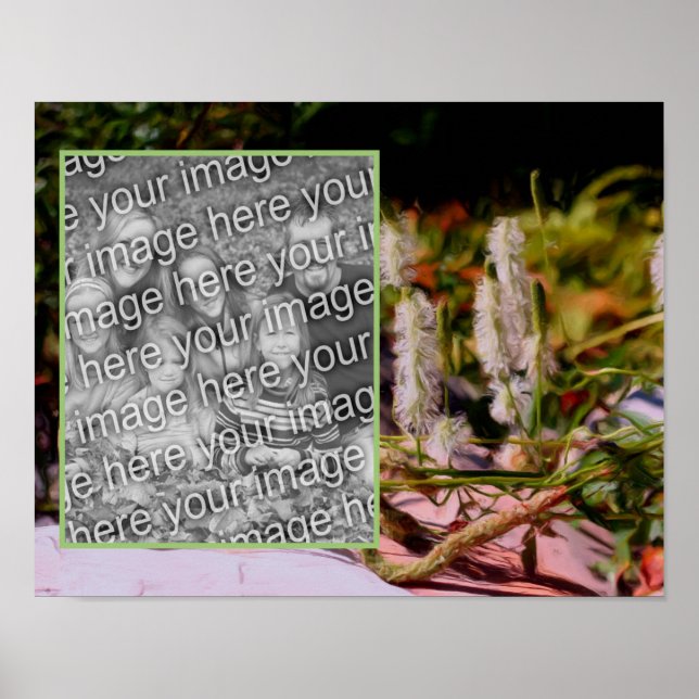 Erstellen Sie Ihre eigene Foto-Blume auf Rock Oil  Poster (Vorne)