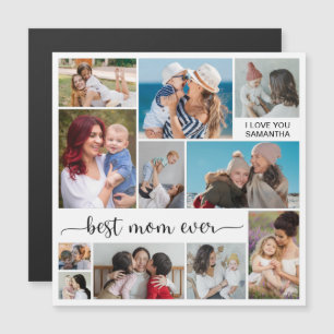 Erstellen Sie Ihre eigene Foto-Collage Beste Mama Magnetkarte