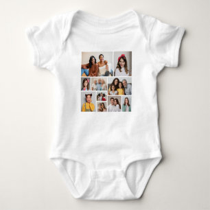 Erstellen Sie Ihre eigene Foto-Collage mit 10 Foto Baby Strampler