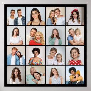 Erstellen Sie Ihre eigene Foto-Collage mit 16 Foto Poster
