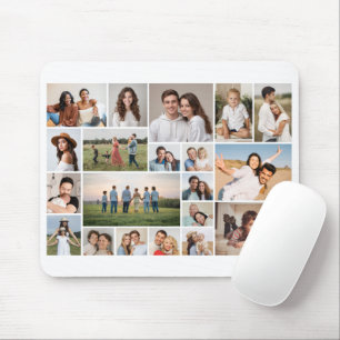 Erstellen Sie Ihre eigene Foto-Collage mit 20 Foto Mousepad