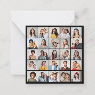 Erstellen Sie Ihre eigene Foto-Collage mit 25 Foto Mitteilungskarte