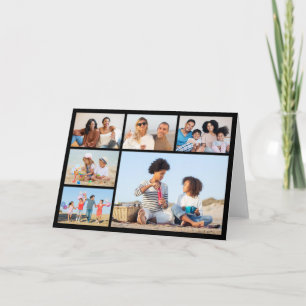 Erstellen Sie Ihre eigene Foto-Collage mit 6 Fotos Karte