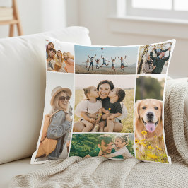 Erstellen Sie Ihre eigene Foto-Collage mit 7 Fotos Kissen