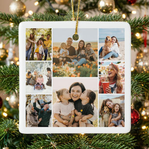 Erstellen Sie Ihre eigene Foto-Collage mit 8 Fotos Keramikornament