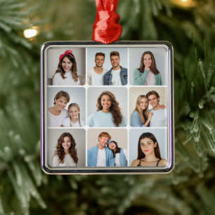 Erstellen Sie Ihre eigene Foto-Collage mit 9 abger Ornament Aus Metall
