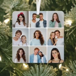 Erstellen Sie Ihre eigene Foto-Collage mit 9 abger Ornament Aus Metall