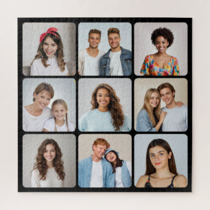 Erstellen Sie Ihre eigene Foto-Collage mit 9 abger Puzzle