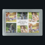 Erstellen Sie Ihre eigene Foto-Collage und -Text Rechteckige Gürtelschnalle<br><div class="desc">Erstellen Sie Ihre eigene Foto-Collage und -Text</div>