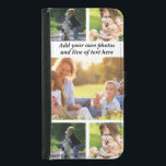 Erstellen Sie Ihre eigene Foto-Collage und -Text Geldbeutel Hülle Für Das Samsung Galaxy S5<br><div class="desc">Erstellen Sie Ihre eigene Foto-Collage und -Text</div>