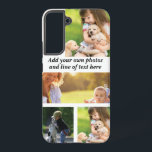 Erstellen Sie Ihre eigene Foto-Collage und -Text Samsung Galaxy Hülle<br><div class="desc">Erstellen Sie Ihre eigene Foto-Collage und -Text</div>