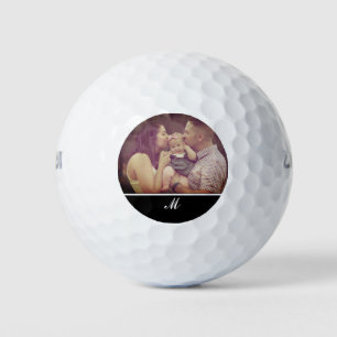 Erstellen Sie Ihre eigene Foto-Monogram-Initiale Golfball