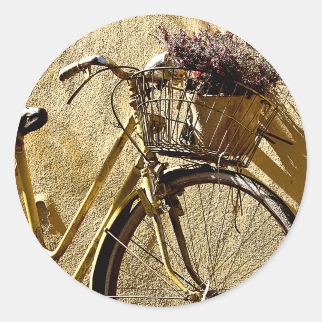 Erstellen Sie Ihre eigene Foto-Stickvorlage Runder Aufkleber (Vorderseite)