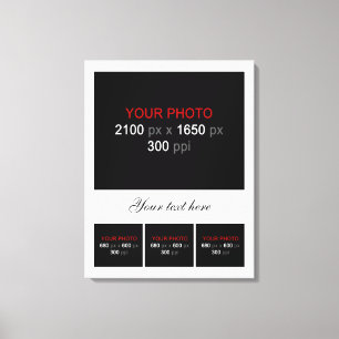 Erstellen Sie Ihre eigene FotoCollage 004 Leinwanddruck