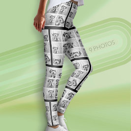 Erstellen Sie Ihre eigene FotoCollage - 9 Fotos Leggings