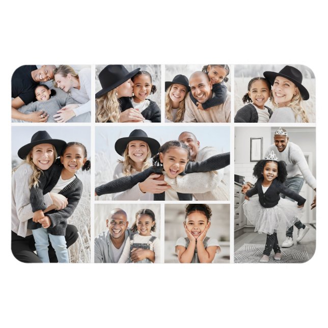 Erstellen Sie Ihre eigene Fotocollage Magnet (Horizontal)