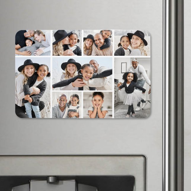 Erstellen Sie Ihre eigene Fotocollage Magnet (Create Your Own Photo Collage Magnet )