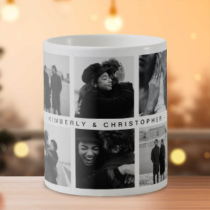 Erstellen Sie Ihre eigene Fotocollage mit 10 Fotos Kaffeetasse