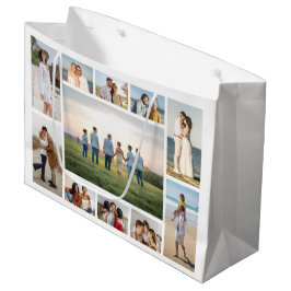Erstellen Sie Ihre eigene Fotocollage mit 11 Fotos Große Geschenktüte