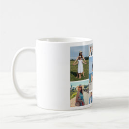 Erstellen Sie Ihre eigene Fotocollage mit 11 Fotos Kaffeetasse