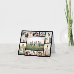 Erstellen Sie Ihre eigene Fotocollage mit 11 Fotos Karte