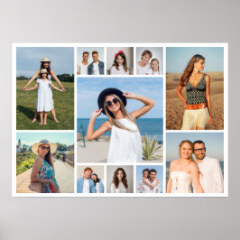 Erstellen Sie Ihre eigene Fotocollage mit 11 Fotos Poster