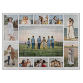 Erstellen Sie Ihre eigene Fotocollage mit 11 Fotos Schneidebrett