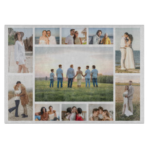 Erstellen Sie Ihre eigene Fotocollage mit 11 Fotos Schneidebrett