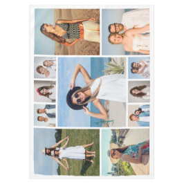 Erstellen Sie Ihre eigene Fotocollage mit 11 Fotos Tischdecke